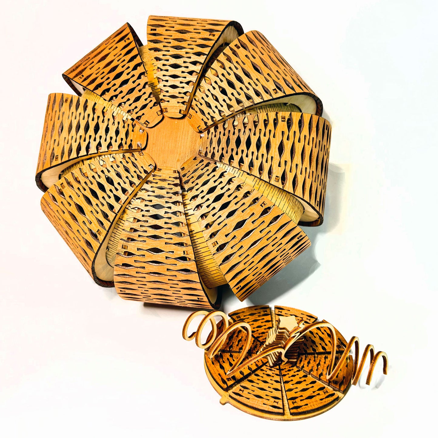 Living Hinge Pumpkin with Lid - Glowforge