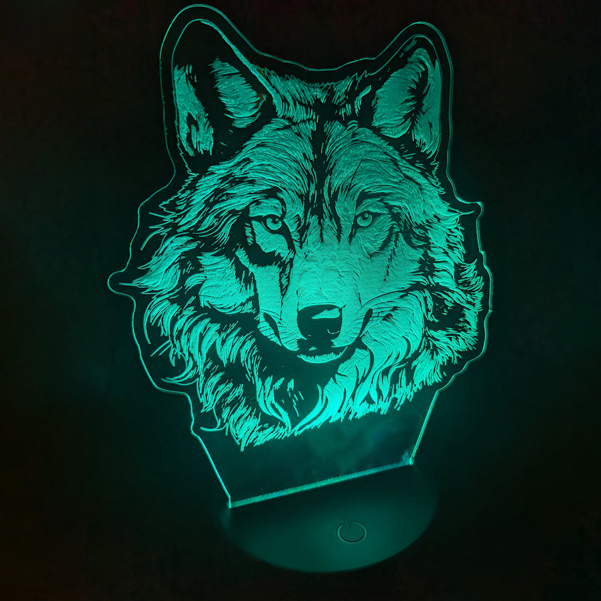 Led Wolves Lone Wolf LED Nightlight Insert – Glowforge Shop