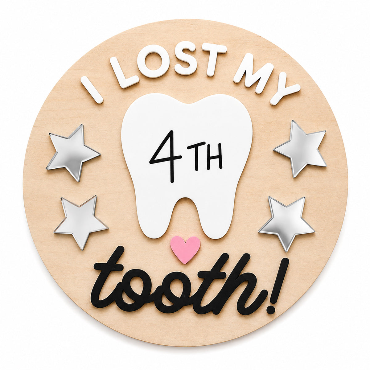 Lost Tooth Milestone Sign - Glowforge