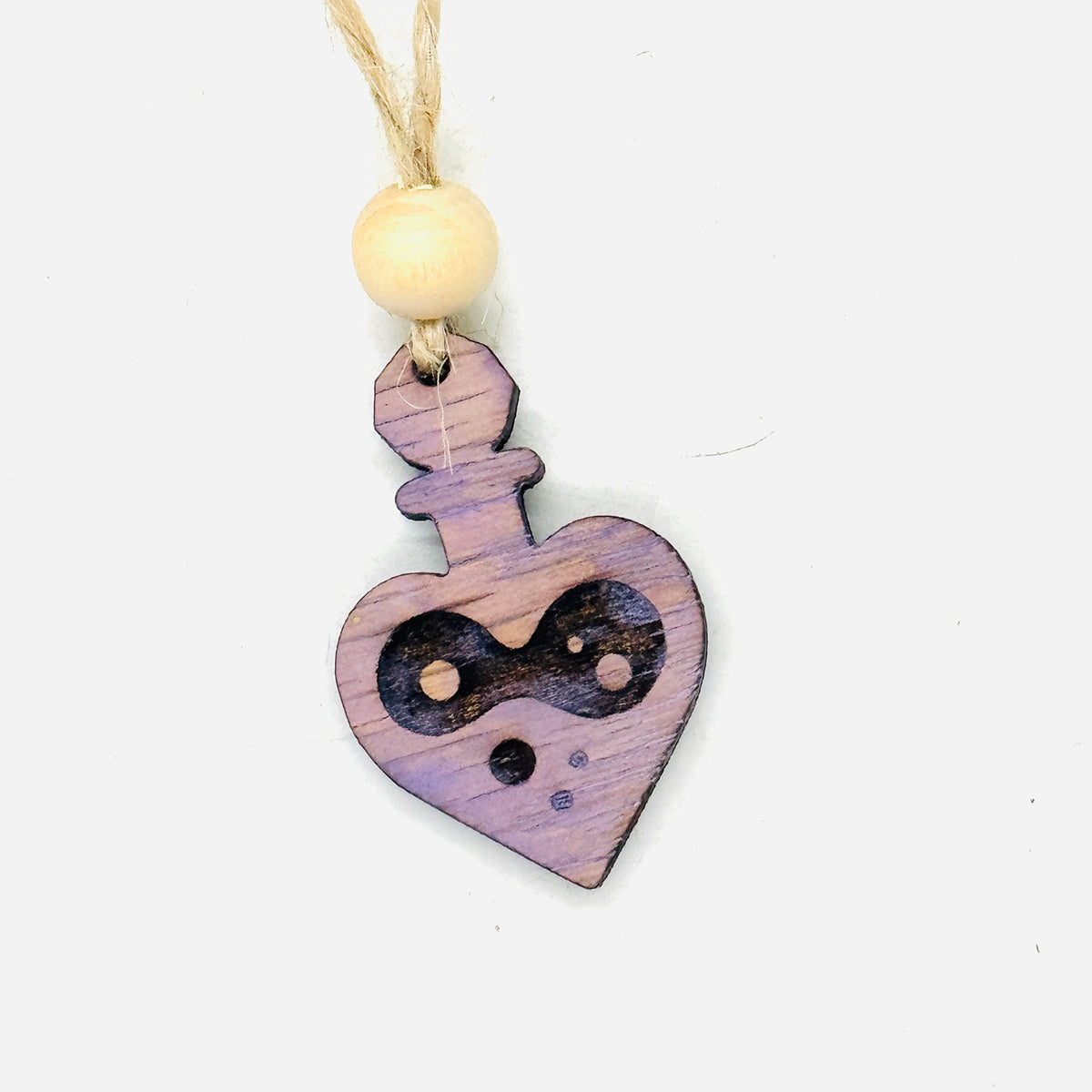 Love Bites Spooky Potion Bottle Halloween Car Charm Ornament - Glowforge