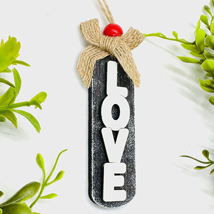 Love Christmas Car Charm