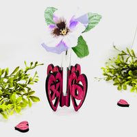 Love Hearts XO Flower Bud Vase - Glowforge