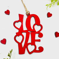LOVE One-Layer Car Charm - Glowforge