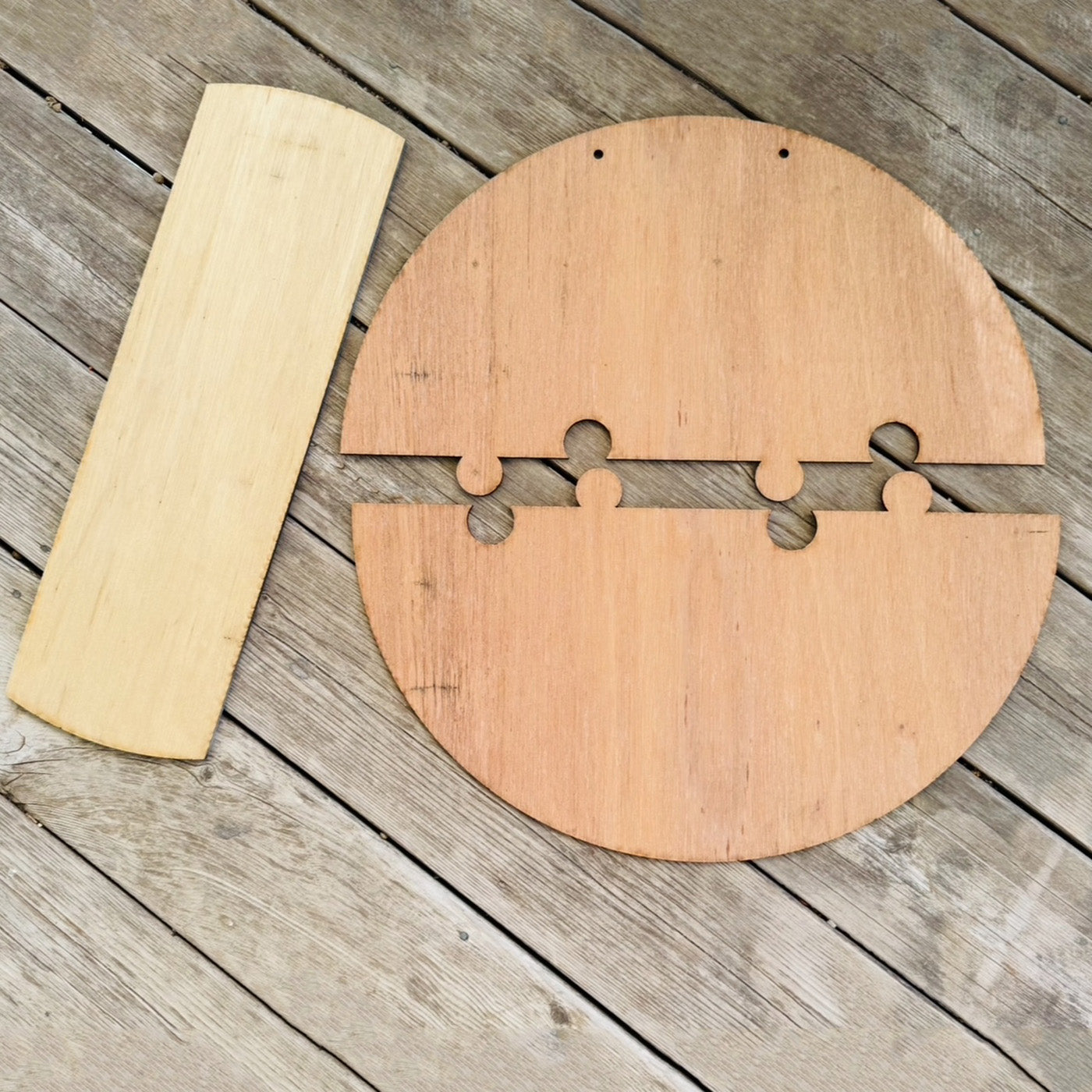 LOVE Paw Print 19" Round Door Sign - Glowforge