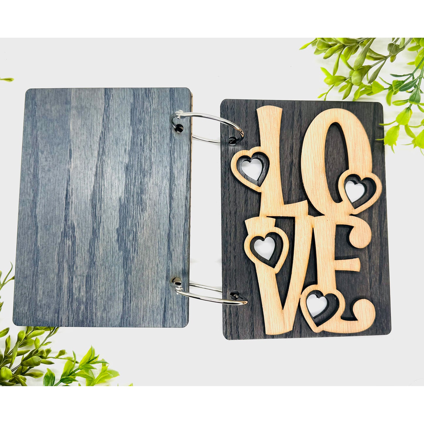 LOVE with Hearts Junk Journal Cover #2 - Glowforge