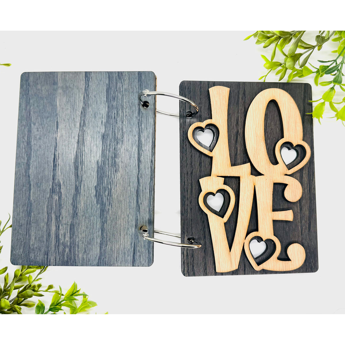 LOVE with Hearts Junk Journal Cover #2 - Glowforge