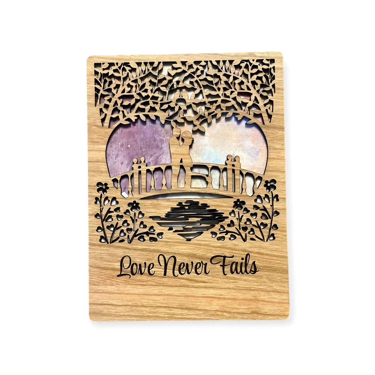Loving Couple Postcard - Glowforge 