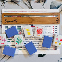 Mahjong Line Reader with Name and Flower - Glowforge
