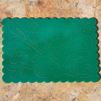 Mahjong Tile Shuffler Floral - Glowforge
