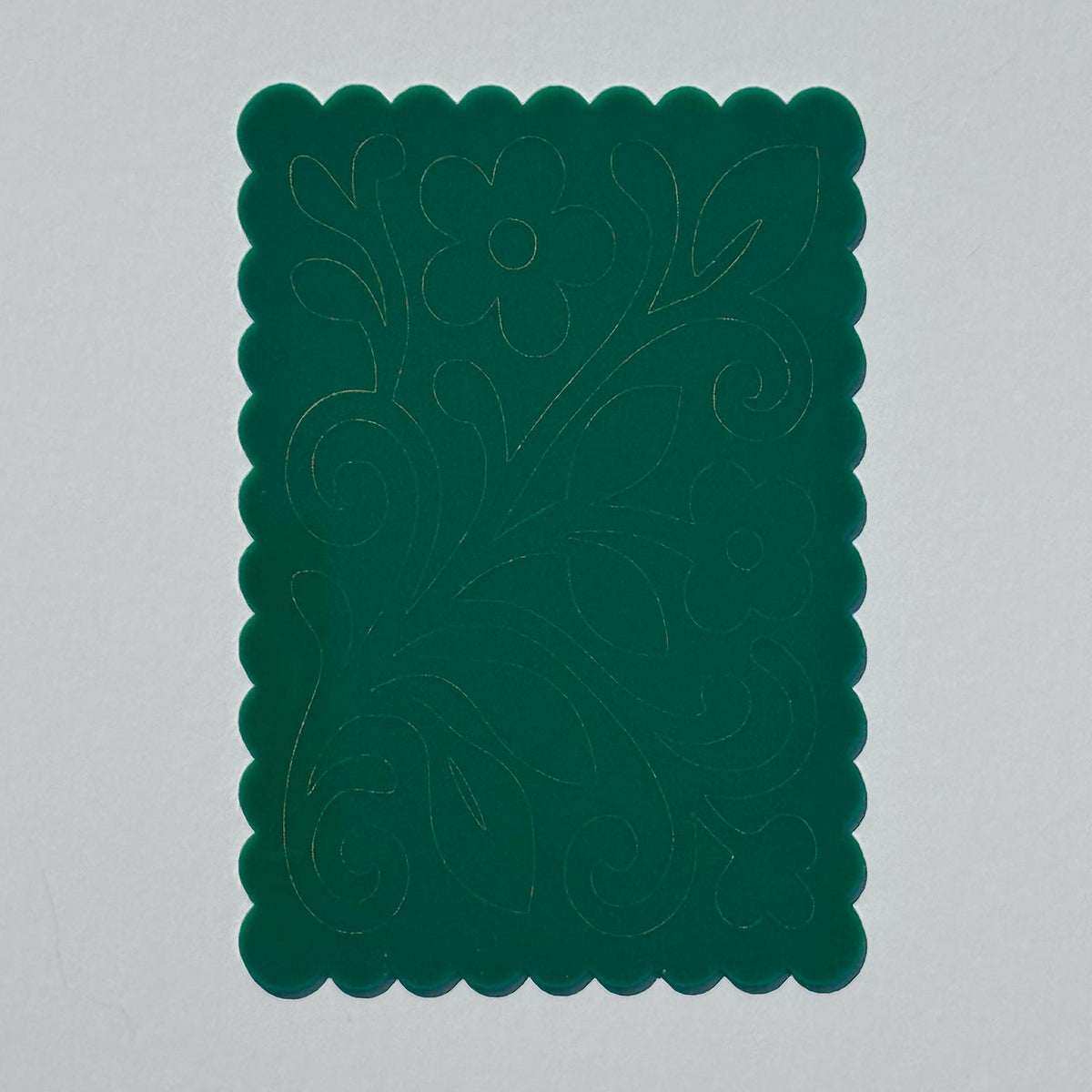 Mahjong Tile Shuffler Floral - Glowforge