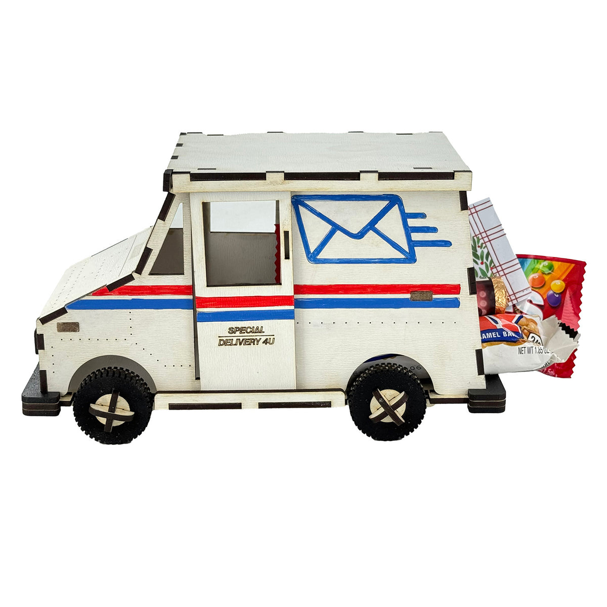 Mail Delivery Truck LLV - Gift Box - Medium Proofgrade Version - Glowforge
