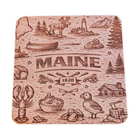 Maine Coaster Design  Glowforge