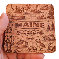 Maine Coaster Design - Glowforge