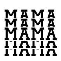 MAMA Stack Layered T-Shirt Graphic
