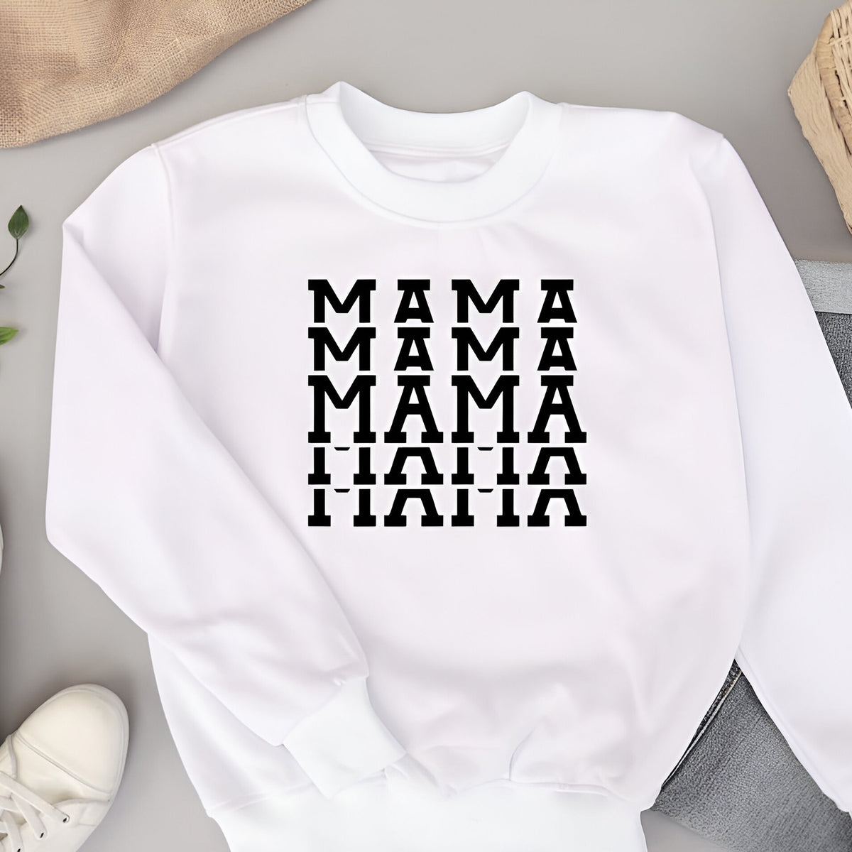 MAMA Stack Layered T-Shirt Graphic