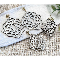 Mandala Dangle Earrings (Set of 2) - Glowforge