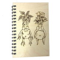 Mandrake Wood Journal Sketchbook Notebook Cover - Glowforge