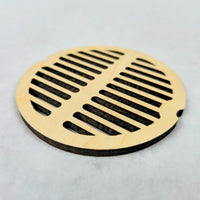 Manhole / Sewer Cover Inspired Coaster Designs (Set of 6 ) - Glowforge
