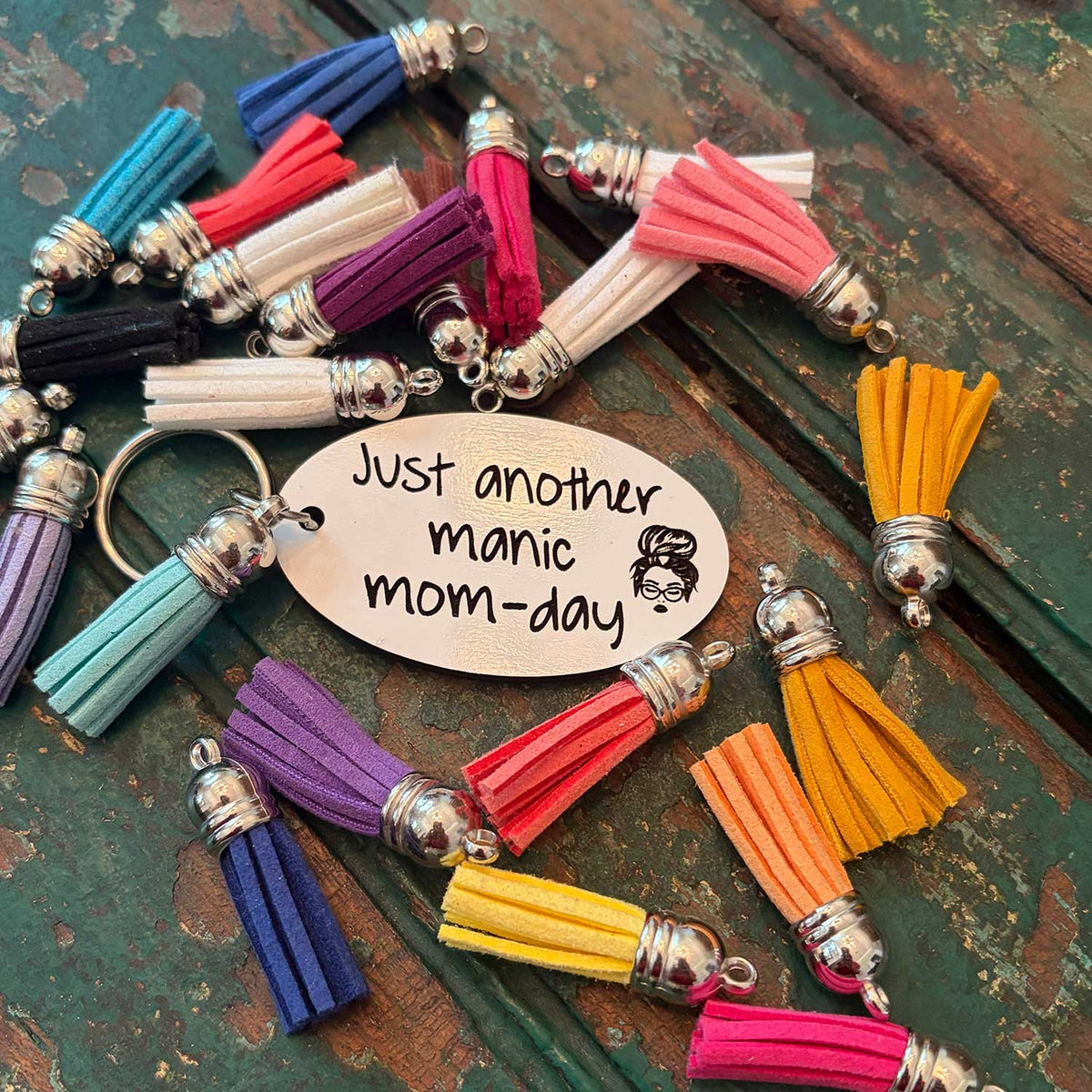 Manic Mom-Day Keychain - Glowforge