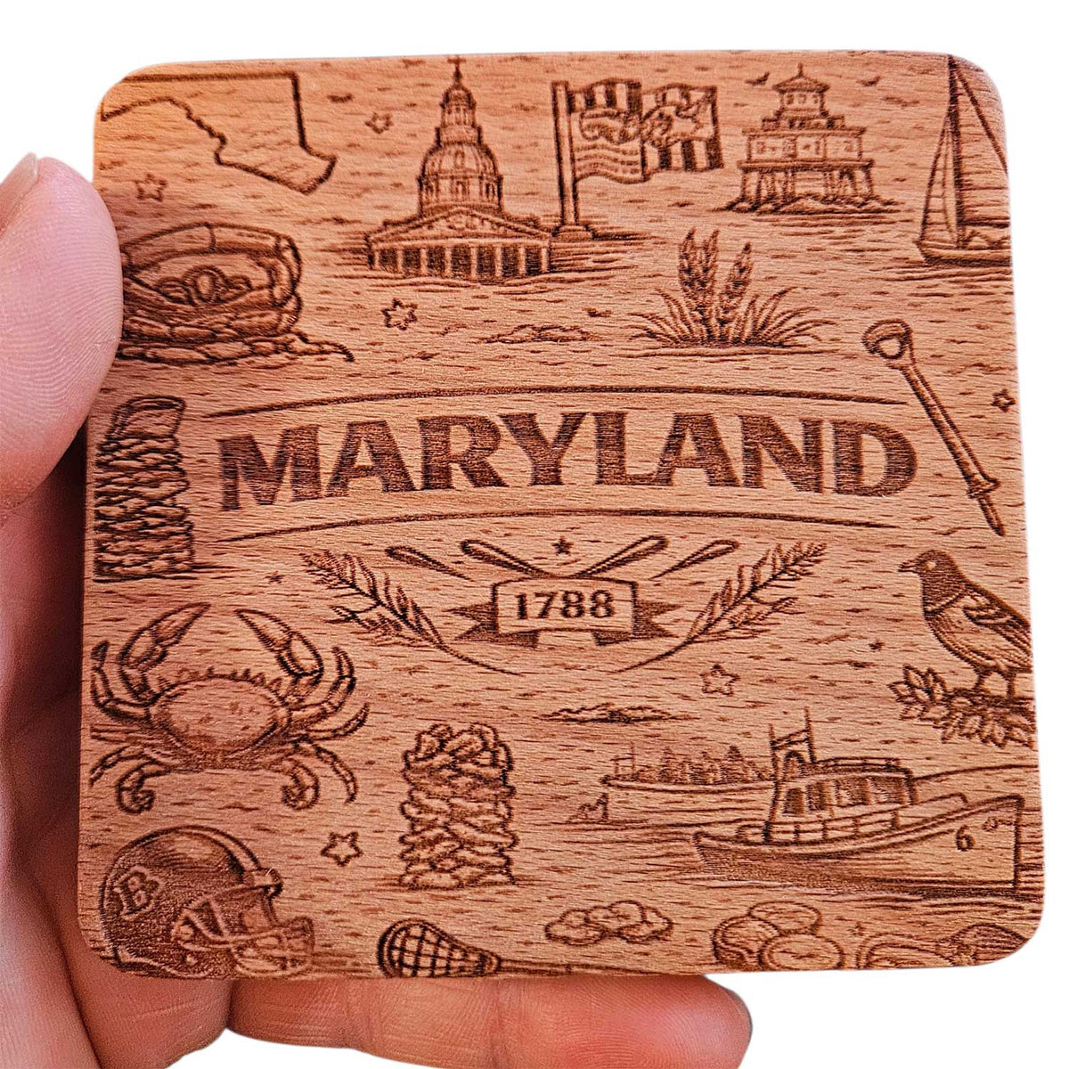 Maryland Coaster Design - Glowforge