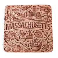 Massachusetts Coaster Design - Glowforge