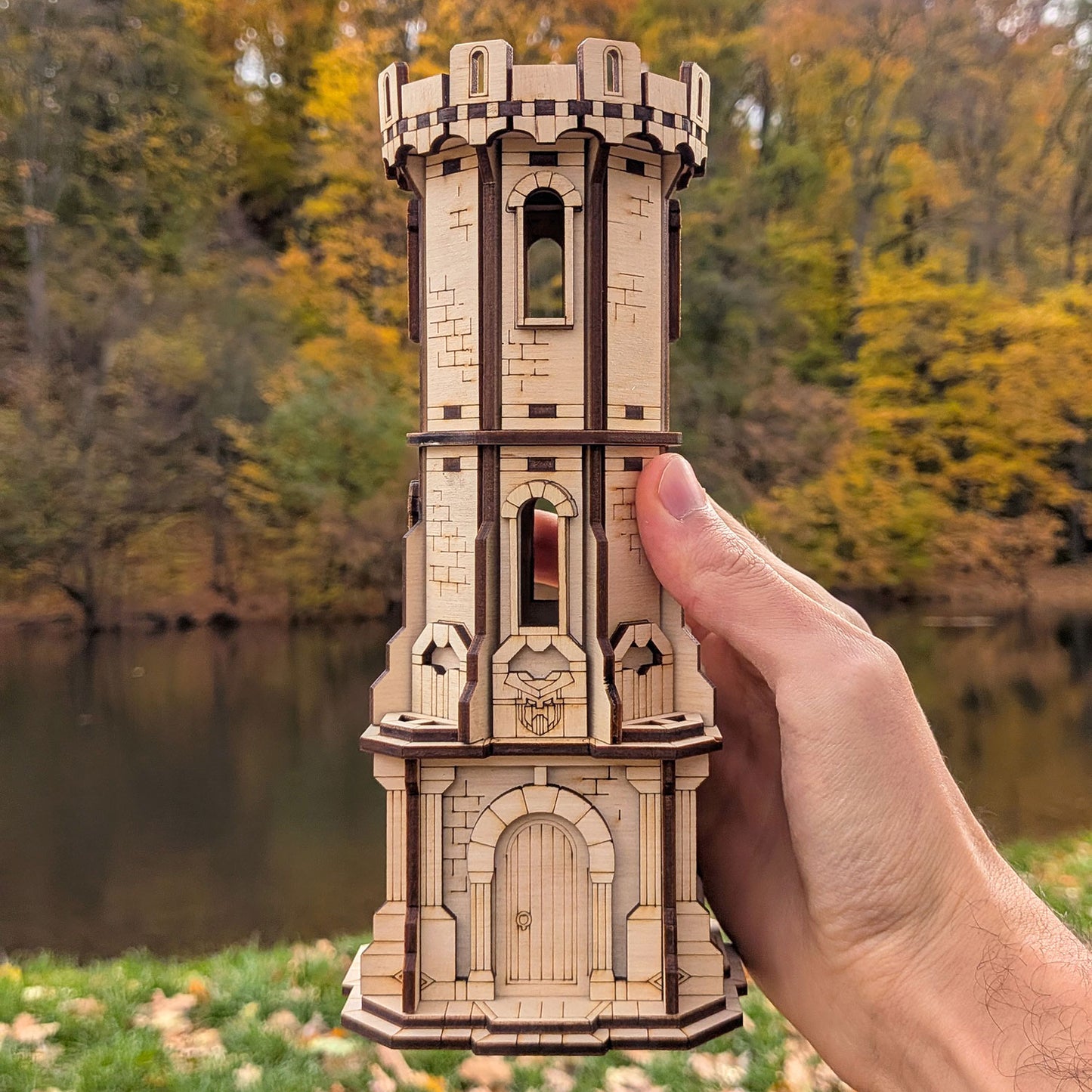 Medieval Castle Watchtower – Fantasy Model for Gaming, Dioramas & Decor - Glowforge