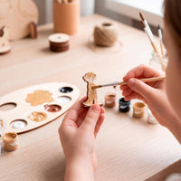 Meerkat Dollhouse Toy - Safari Animal Miniature for Play & Painting - Glowforge