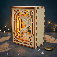 Mermaid Fantasy Diorama - Decorative Shadow Box Frame - Glowforge