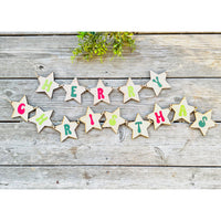 Merry Christmas Star Garland - Glowforge
