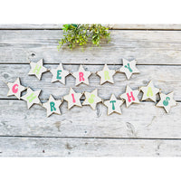 Merry Christmas Star Garland - Glowforge