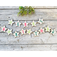Merry Christmas Star Garland - Glowforge