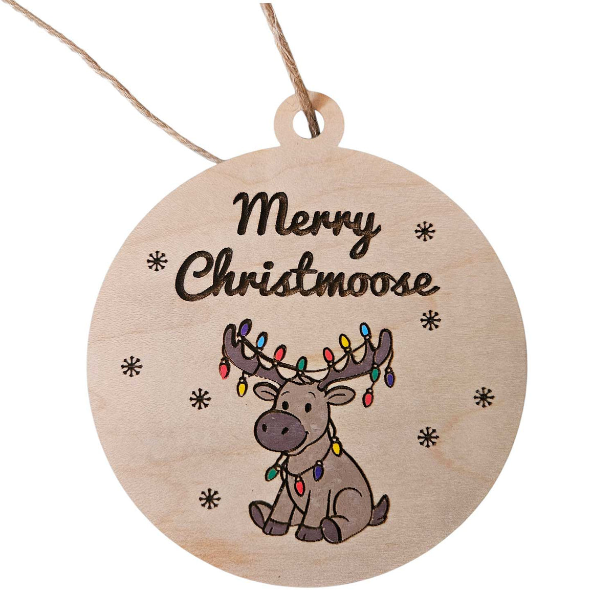 Merry Christmoose Ornament - Glowforge
