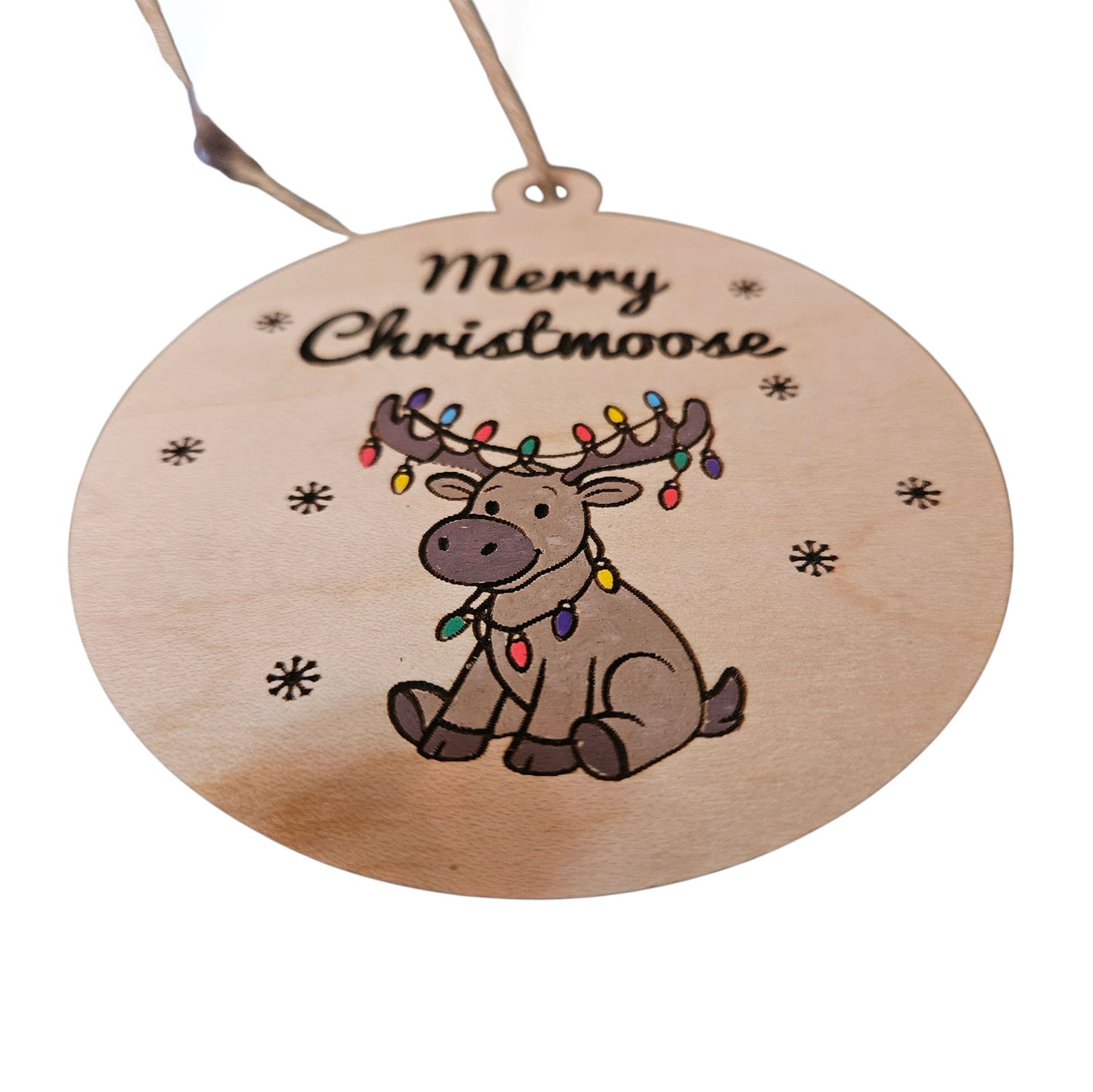 Merry Christmoose Ornament - Glowforge
