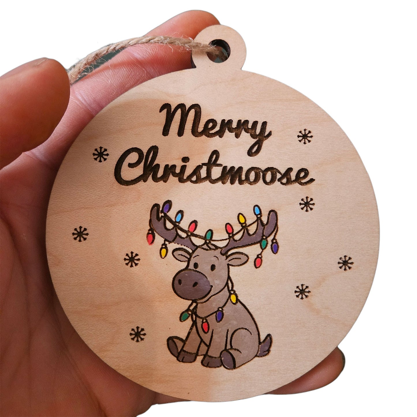 Merry Christmoose Ornament - Glowforge