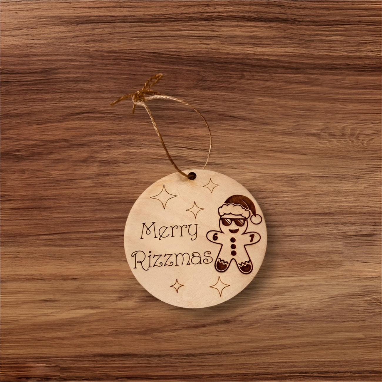Merry Rizzmas Gingerbread Ornament (67 Version)  Glowforge