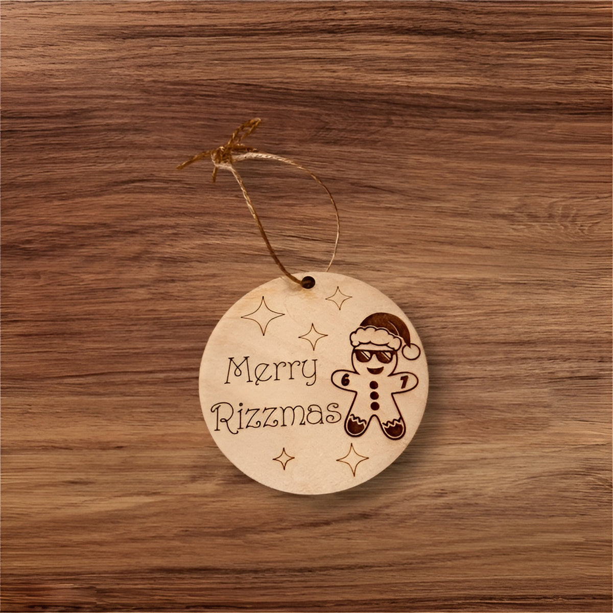 Merry Rizzmas Gingerbread Ornament (67 Version)  Glowforge