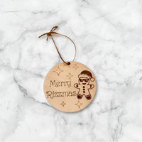 Merry Rizzmas Gingerbread Ornament (67 Version)- Glowforge