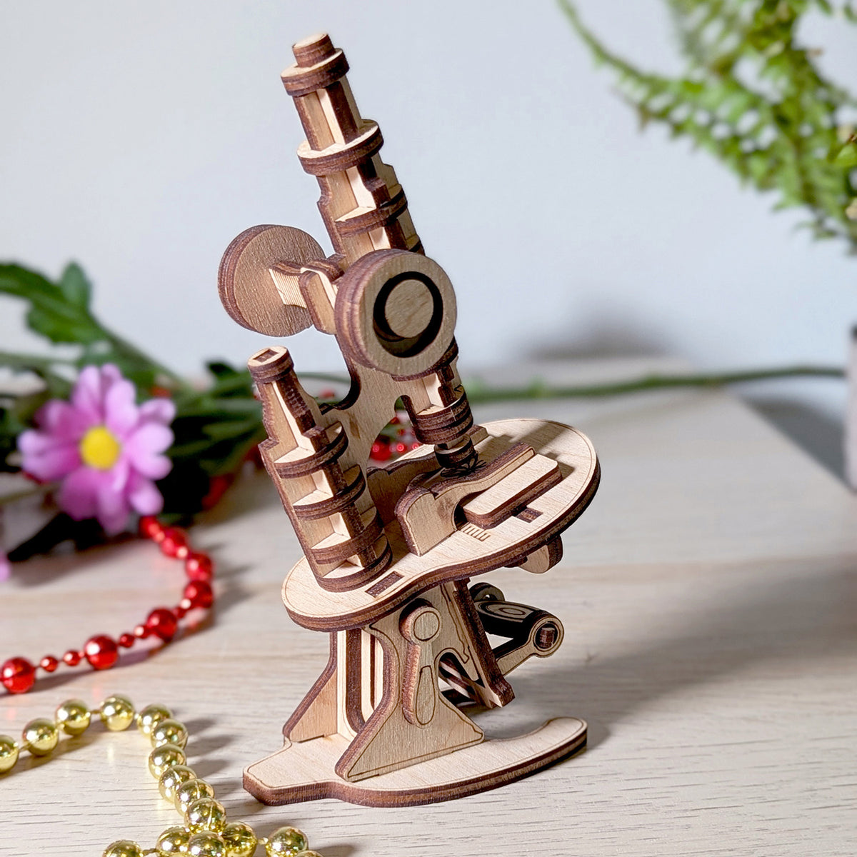 Microscope Miniature with Butterfly – Science and School Project ...