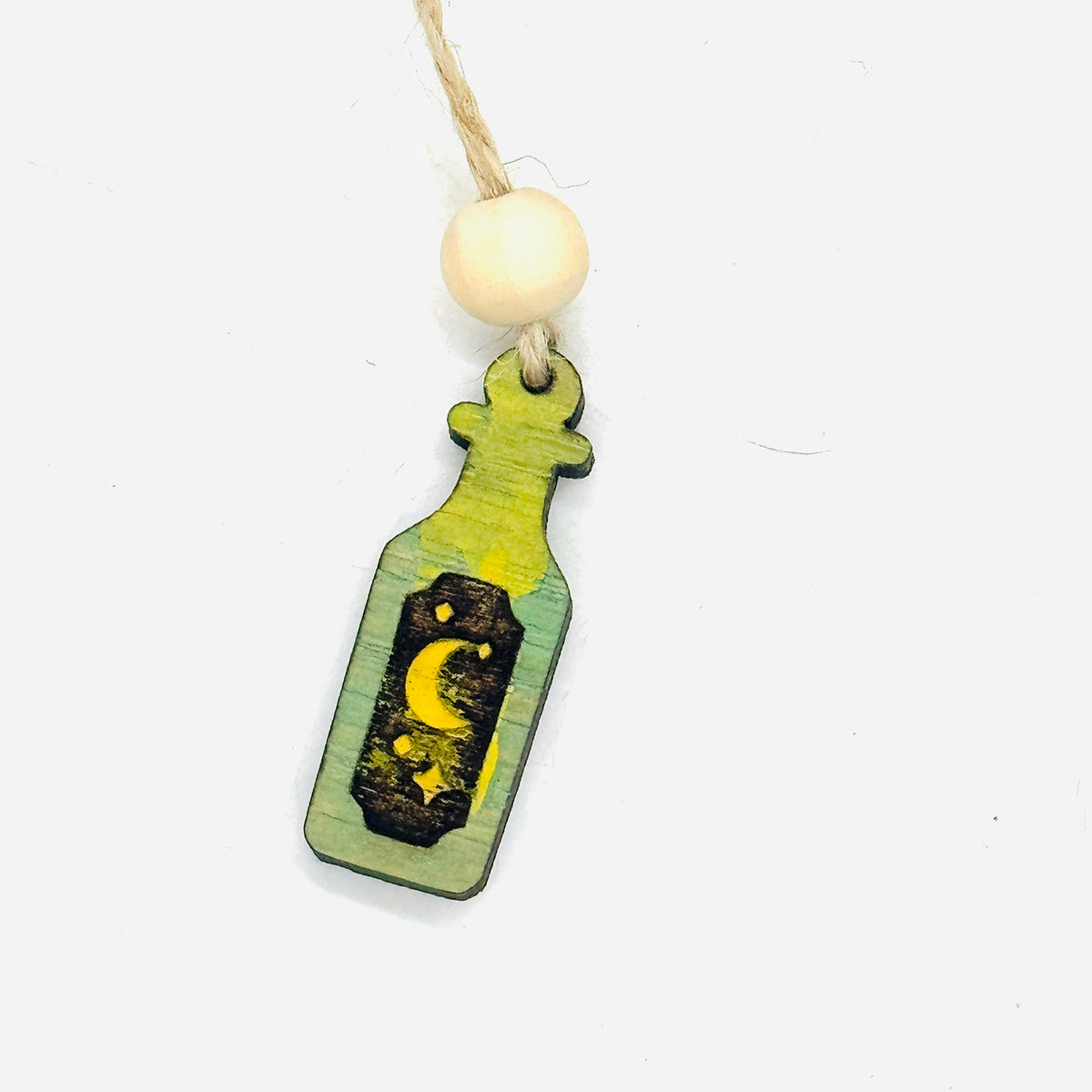 Midnight Magic Moon Potion Bottle Halloween Car Charm Ornament - Glowforge