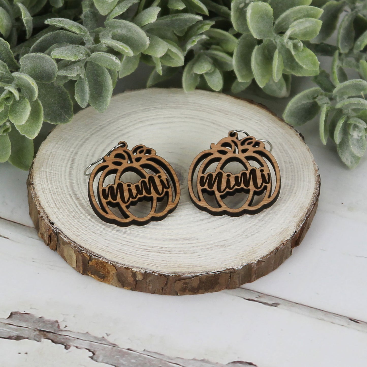 Mimi Pumpkin Earrings - Fall Earrings (Set of 2 Sizes) - Glowforge