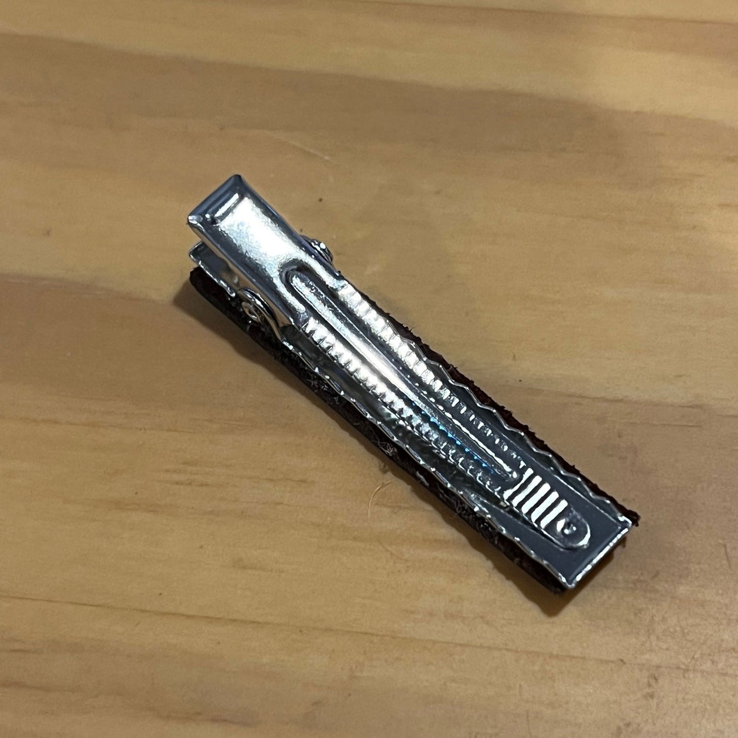 Mini Football Leather Barrette - Glowforge