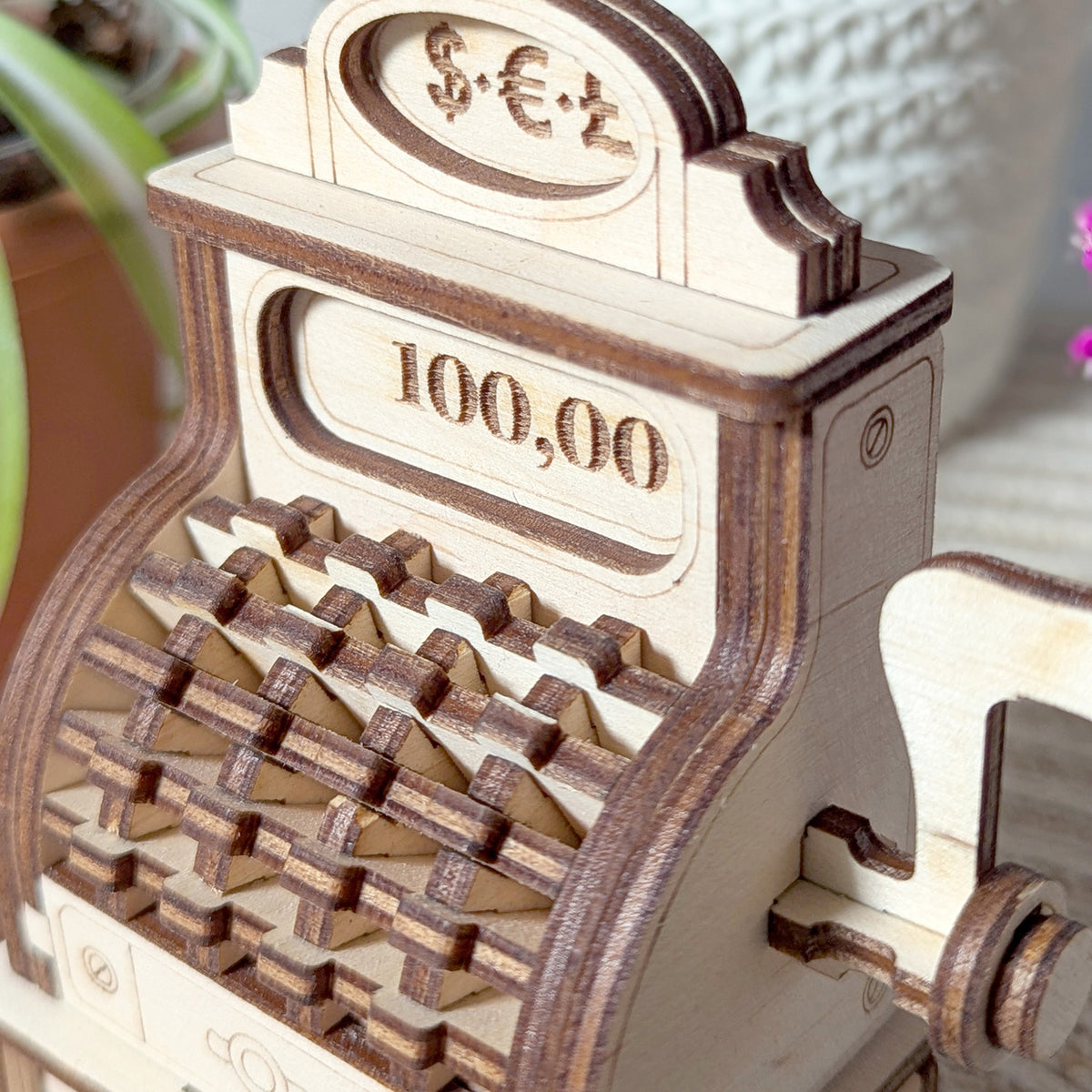 Cash Mini Machine Miniature Vintage Cash Machine - Tiny 3D Model for Shop Decor or Play ...