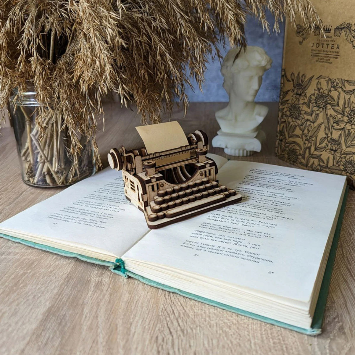 Typewriter Mini Notebook Miniature Vintage Typewriter With Slot For Small Paper Sheet ...