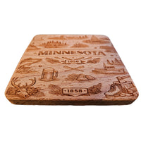 Minnesota Coaster Design - Glowforge