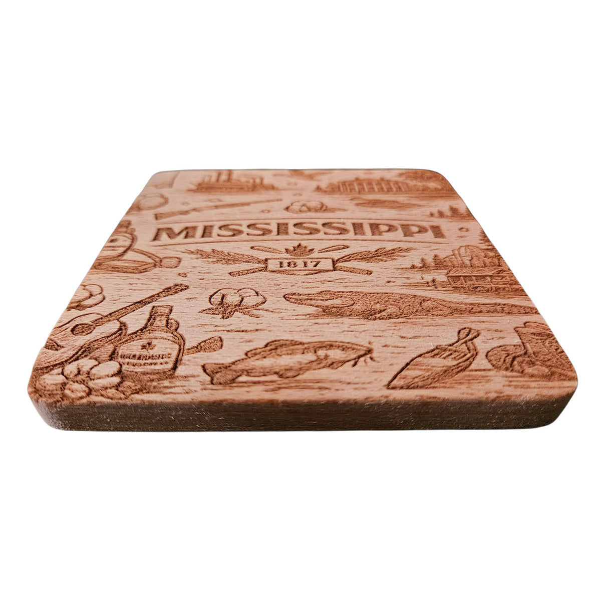 Mississippi Coaster Design - Glowforge