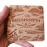 Mississippi Coaster Design - Glowforge