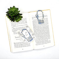 Mitten Bookmark with Card Backer - Paperclip - Snack Bag Closure - Glowforge