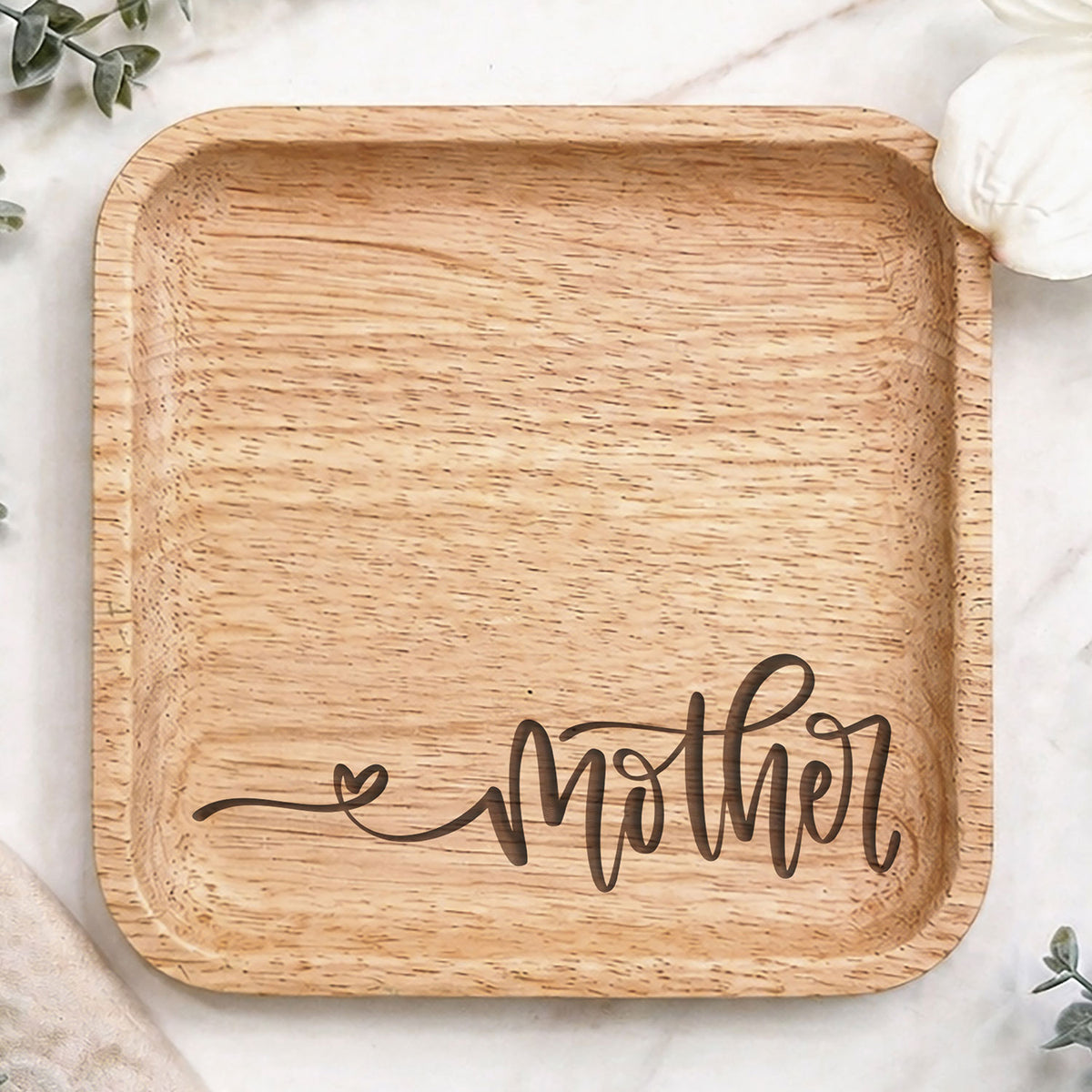 Modern Script Mother Engraving Design - Glowforge