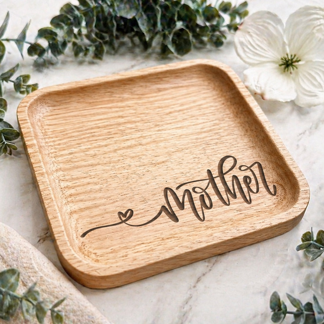 Modern Script Mother Engraving Design - Glowforge