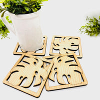 Monstera Leaf Table Protector #1 (Set of 4) - Glowforge